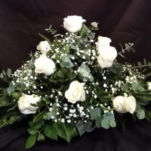 Centro de  mesa con rosas